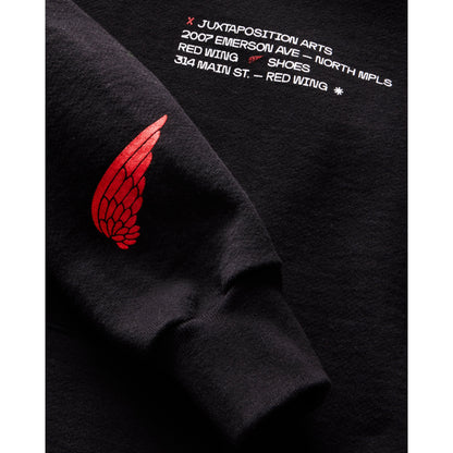 JXTA / Red Wing Heritage Hoodie (Black)